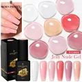 BORN PRETTY Pro 1 Bottle 15ml Jelly Nude Nail Gel Polish High Quality Translucent UV LED Nail Gel