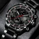 Fashion Mens Sports Watches for Men Business Stainless Steel Quartz Wrist Watch Luxury Man Casual
