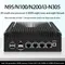 12th Gen Intel Firewall Mini PC Alder Lake i3 N305 8 Core N200 N100 Fanless Soft Router Proxmox DDR5