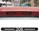 Car Styling Car Cover Car Protector Carbon Fiber Vinyl Sticker Brake Light Hatch Back Decoration for