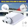 Single/Double Wire Entry Gland Box Solar Panel Roof Wire Entry Gland Box Cable Motorhome White Black
