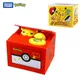 Pokemon Piggy Bank Action Figure Anime Cartoon Pikachu Electronic Plastic Money Box Steal Coin Piggy