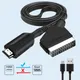 HDMI to SCART Adapter Video Audio Upscale Converter PAL/NTSC for HD TV DVD Box Signal Upscale