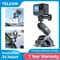 TELESIN Car Phone Action Camera Holder Suction Cup 360 Adjustable 1/4 Standard Adapter For GoPro Insta360 DJI Action Smart Phone