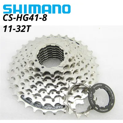 SHIMANO CS-HG41-8 CS-HG31-8 8 Speed 24 Speed Mountain Bike Folding Car Cassette Tower Wheel HG41-8