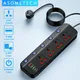 Network Filter Power Strip 2500W With 4 Universal Socket Multiple USB and 5 Swich EU US UK Plug