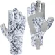 F Aventik UPF 50+ Fishing Gloves Fingerless Anti-slip Women Gloves Quick-dry Breathable Cycling