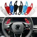 Car Steering Wheel Shift Paddle Extend Shifters Sticker DSG Gear For Skoda 2020 Octavia A8 MK4 ENYAQ