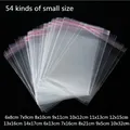 100pcs Transparent Self Adhesive Seal Bags OPP Plastic Cellophane Bags Gifts Candy Bag & Pouch