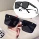 Polarized Sunglasses Men Women Rectangle Sunglasses Wear Over Myopia Prescription Glasses Vintage