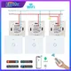 Intermediate Stair Switch WiFi Smart Switch Glass Wall Touch Switches RF433 Remote Control Tuya