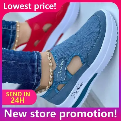 Shoes Womens Sneakers Female Casual Shoes 2024 Summer New Breathable Mesh Ladies Sport Shoes