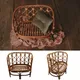 Newborn Photography Props Baby Bench Handmade Vintage Bamboo Chair Baby Boy Photography Props