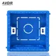 Avoir Adjustable Mounting Junction Box Internal Cassette 86 Type Switch Socket White Red Blue Wiring