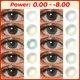 Hidrocor Contact Lens with Prescription Natural Eye Color Lens Color Contact Lenses for Eyes