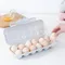Portable Egg Box Shockproof Shockproof Plastic Egg Holder Household Refrigerator Storage Box Egg