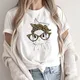 Summer Fashion Women T-Shirt Funny Rabbit Bunny Flowers Animal Print Tshirt Femme Harajuku Shirt