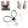 1Pc Plastic Police Handcuffs Double Flex Cuff Handcuffs Zip Tie Nylon Cable Ties