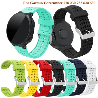 Fashion Silicone Wrist Band For Garmin Forerunner 220 230 235 620 630 Smart Watch Strap Watchband For Forerunner Fitness Tracker