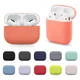 Cover For AirPods Pro Soft Liquid Silicone Case Wireless Bluetooth Earphones Protective Cover For