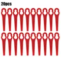 20PCS Strimmer Replacement Blades Red For Einhell Cordless Grass Trimmer GE-CT 18 Lawnmower Blades