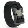 Tactical Belt Magnetic Buckle Quick Release Elastic Belt Casual Nylon Tooling Training Belt Men's