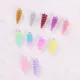 20Pcs/Lot 9*25MM Glitter Unicorn Horn Charms For Jewelry DIY Making