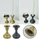 Dual-use Candlestick Candle Holders Iron Geometric Home Decoration Golden Wrought Creative Mini