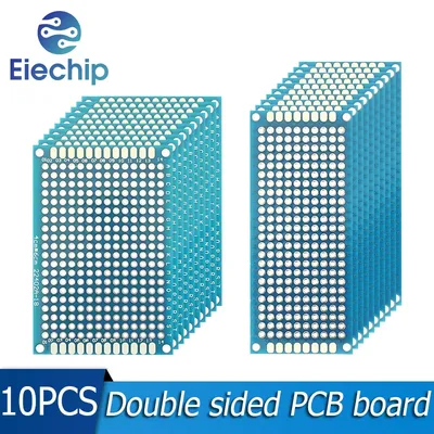 10PCS 3X7 4X6CM prototype pcb board Universal PCB Double Sided board DIY Electronic Kit electronic