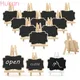 Black Wooden Mini Chalkboards Mr Mrs Wedding Party Supplies Birthday Baptism Decorations Sweet Table