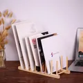 Multi-purpose Wooden Book Magazine Storage Stand Organizer Holder Desk Organizer for Book CD