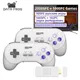 DATA FROG 16 bit Dendy Retro Console For SNES Game Stick 4k Wireless Video Game Console Built in