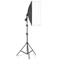 Photography Softbox Lighting Kits 50x70CM Professional Continuous Light System Soft Box For Photo