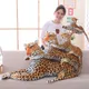 30-120cm Big Leopard Panther Plush Toys Giant White Tiger Black Panther Soft Stuffed Animal Pillow