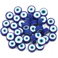 50/100pcs 10mm Blue Eyes Polymer Clay Beads Handmade Polymer Clay Spacer Beads for Jewelry Making