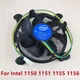 Original CPU Fan For 1150 1151 1155 1156 CPU 9225 92*92*25MM Comptuter CPU CASE Cooling Fan With