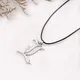 Anime Death Note L Logo Alloy Necklace Cosplay Woman Man Jewelry Cosplay Accessories Fashion Pendant