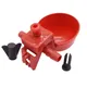 1 Pcs Poultry Drinking Water Bowl Poultry Water Drinking Cups Chicken Hen Plastic Automatic Drinker
