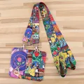 Beauty and the Beast Lanyards Keys Chain ID Credit Card Cover Pass Mobile Phone Charm Neck Straps