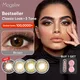 [Buy 1 Get 1 Gift]3 Tone Color Contact Lens Colored Lenses For Eyes Brown Contact Lens Beauty