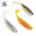 10cm 5pcs/PK Swimbait Hoduller Shad for Zander Pike Fishing Lure 3.9inch Soft Bait Floating Paddle