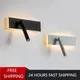 Led Wall Light for Bedroom Bedside Spotlight Reading Lamp Rotatable Lighting Nordic Modern Indoor