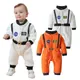 Astronaut Costume Space Suit Rompers for Baby Boys Toddler Infant Halloween Christmas Birthday Party