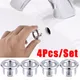 4/1Pcs Bathroom Basin Faucet Sink Overflow Cover Replacement Hole Cover Cap Ring Trim Bath Sink