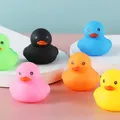 Baby Bath Toys Cute Little Yellow Duck Bath Toys Bathroom Bath Swimming Water Toy Soft Floating