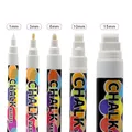 1pcs Erasable Whiteboard Marker Pen 1/3/6/10/15mm Oily Blackboard Chalk Glass Ceramics Art Graffiti