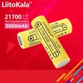 1-16pcs LiitoKala 21700 5000mA Li-ion Battery 3.7V Discharger 35A Power battery High discharge