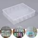 10 Grids Transparent Plastic Storage Box for Nail Jewelry PP Nail Tips Organizer Box Nail Art Charm