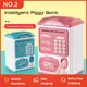 Intelligence Cash Box Piggy Bank Money Fingerprint ATM Machine For Children Digital Coins Cash