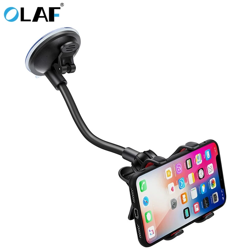 Phone Car Holder Flexible 360 Degree Rotation Car Mount Tripod Mobile Phone Holder For Smartphone Car Phone Holder Support GPS